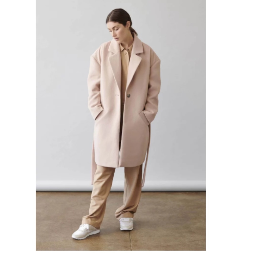 Elizabeth and James Self-Tie TAN Coat NEW W TAGS